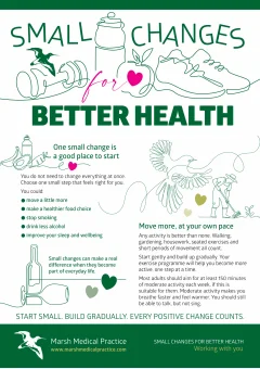 Small Changes for Better Health - Overview Page 1