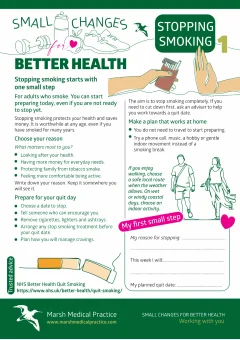 Small Changes for Better Health - Quit Smoking